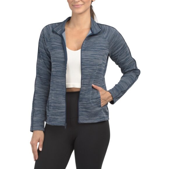 UNDER ARMOUR Academy Tempo Fleece Zip Front Sweatshirt - Picture 1 of 2